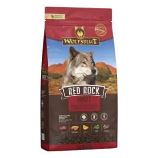 WOLFSBLUT Nassfutter Hund Adult Red Rock mit Kängurufleisch 12,5 kg