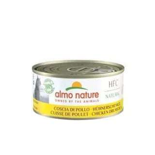 Almo nature HFC Natural Nassfutter Katze Hühnerschenkel 24x150 g