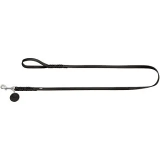 Hunter Führleine Solid Education schwarz 1,1 cm, 1,1 m