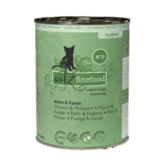 Catz finefood Nassfutter Katze Classic Adult No. 15 Huhn und Fasan 12x400 g