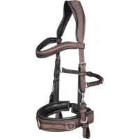 Waldhausen Lederkappzaum anatomic, braun - XWB