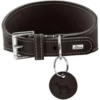Dog Sport HUNTER Windhundhalsband aalborg schwarz XS