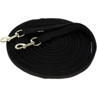 Kerbl Doppellonge Soft, schwarz - 1 Stk