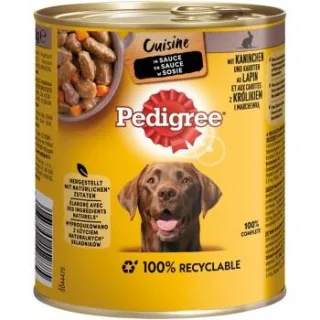 Pedigree Nassfutter Hund Adult Cuisine in Sauce Kaninchen 12x800 g