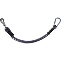 QHP Anhänger-Anbindestrick 90 cm - Grau