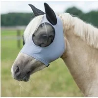 BUSSE Fliegenmaske TWIN FIT FLEXI grau - Shetty