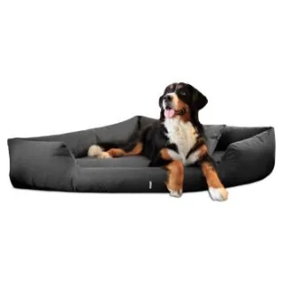 Tierlando TRIVIA orthopädisches Hundebett schwarz/ graphit 1,2 m, 25 cm, 1,2 m