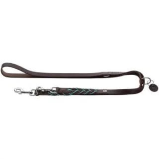 Hunter Verstellbare Führleine Solid Education Cord braun L-XL