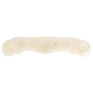 Equinate Mondgurt anatomisch mit synthetischem Lammfell naturfarben 60 cm