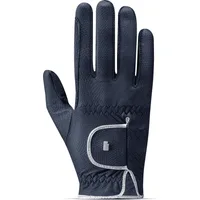 Roeckl Reithandschuhe "Lona" navy/silber - 6