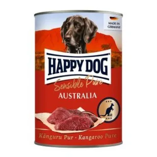 HAPPY DOG Sensible Pure Nassfutter Hund Adult 6x400 g Känguru