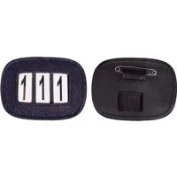 QHP Nummernhalter Shine - Navy