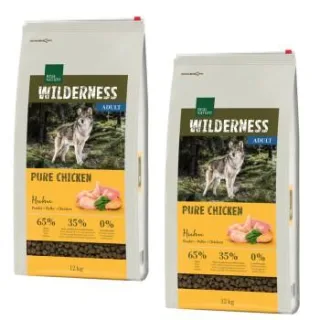 REAL NATURE WILDERNESS Trockenfutter, Hund, Adult, Pure Chicken 2x12 kg