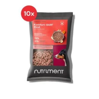 Nutriment Komfort-BARF Menü Rind, Kürbis & Chicorée 10x1 kg