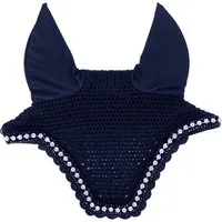 Kentucky Horsewear Fliegenohren Wellington "Big Stone & Pearl" - dark navy