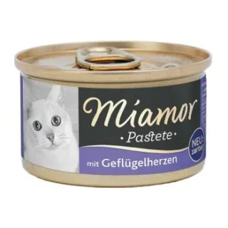 Miamor Pastete Geflügelherzen 48x85 g