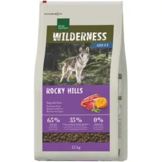 REAL NATURE WILDERNESS Trockenfutter Hund, Adult, Rocky Hills, Rind mit Ziege 12 kg