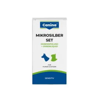Canina Mikrosilber SET (Ohrenspülung & Liquid)