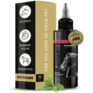 Peticare Spezial-Mittel für Pferde bei Sommerekzem Dermatitis Ekzem 250 ml