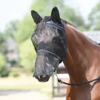 BUSSE Fliegenmaske FLY PROTECTOR, schwarz - Pony