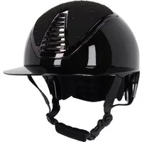 QHP Reithelm Memphis Polovisier, schwarz - 55-57