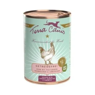 Terra Canis Getreidefrei Adult Huhn mit Pastinaken, Brombeeren und Löwenzahn 6x400 g