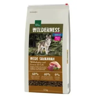 REAL NATURE WILDERNESS Trockenfutter Hund, Adult, Maxi, Wide Savannah, Wildschwein mit Lamm und Ente 12 kg