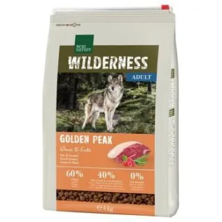 REAL NATURE WILDERNESS Trockenfutter Hund, Adult, Golden Peak Gans und Ente 4 kg