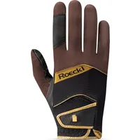 Roeckl Reithandschuh Millero - Dark Mocha/Black - 8.5