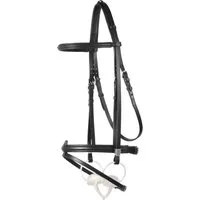 Stübben Trensenzaum Leitrim mit Slide&Lock, schwarz - VB