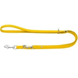 Hunter verstellbare Hundeführleine amalfi gelb 2 cm