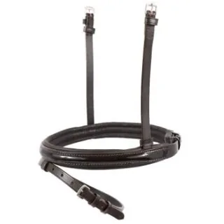 Hans Melzer Horse Equipment Hans Melzer Reithalfter spezial englisch kombiniert LACK braun/silber braun unterlegt Pony