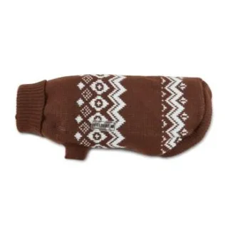 Wolters Strickpullover Norweger braun/ weiß 40 cm
