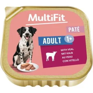 MultiFit Nassfutter Hund Pastete Kalb 36x300 g
