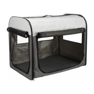 Trixie Soft Kennel Basic Box dunkelgrau/hellgrau M