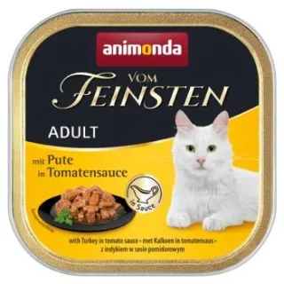 animonda Vom Feinsten Nassfutter Katze, Adult, Pute 32x100 g