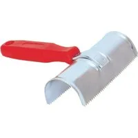 Kerbl Metallstriegel halbrund - 1 Stk