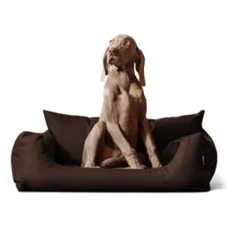 Tierlando NEMO Hundebett Hundesofa S M L Hundekorb Katzenbett 65 80 100cm braun 65 cm, 20 cm, 50 cm