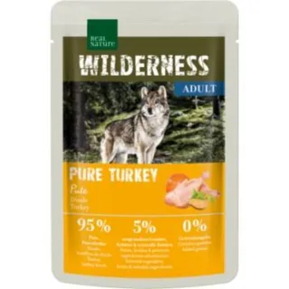 REAL NATURE WILDERNESS Nassfutter Hund, Adult, Pure Turkey, Pute 24x100 g