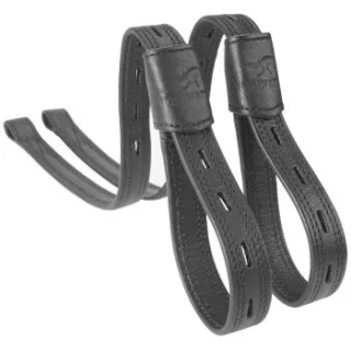 Equinate Slimline Mono Steigbügelriemen schwarz 70 cm