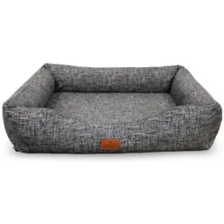 Petliving orthopädisches Hundebett Cleo schwarz/ weiß XXL