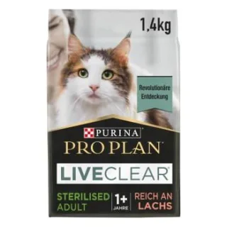 PRO PLAN Liveclear Sterilised Adult Lachs 1,4 kg