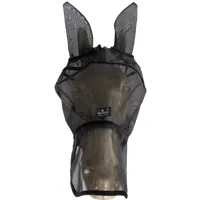 Kentucky Horsewear Fliegenmaske Classic mit Ohren und Nase schwarz - Full/WB