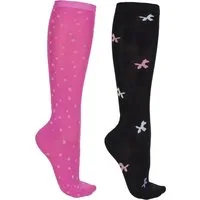 QHP Kniestrümpfe Geschenkbox Isalyn, Unicorn Dream - 27-30
