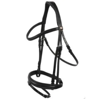 Hans Melzer Horse Equipment Hans Melzer Trense Bad Harzburg schwarz/silber Pony