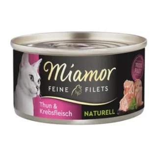 Miamor Feine Filets Naturelle Thun und Krebsfleisch 48x80 g