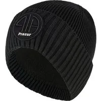 PIKEUR Mütze runder Patch - Schwarz