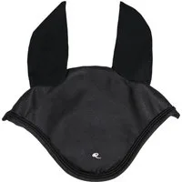 QHP Ohrenhaube Glitter, schwarz, WB - 1 Stk