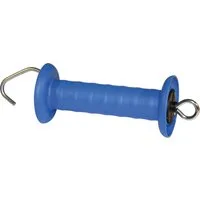 Kerbl Torgriff mit Haken, blau - 1 Stk