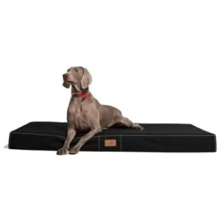 Tierlando HUGO Ortho Plus - Orthopädische Hundematratze schwarz 80 cm, 13 cm, 60 cm